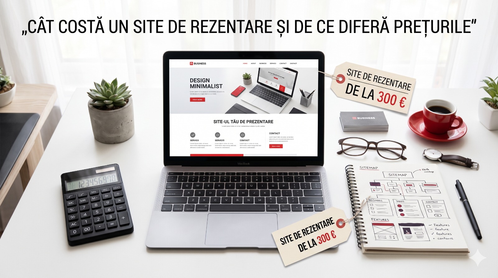 Cât costă un site de prezentare și de ce diferă prețurile