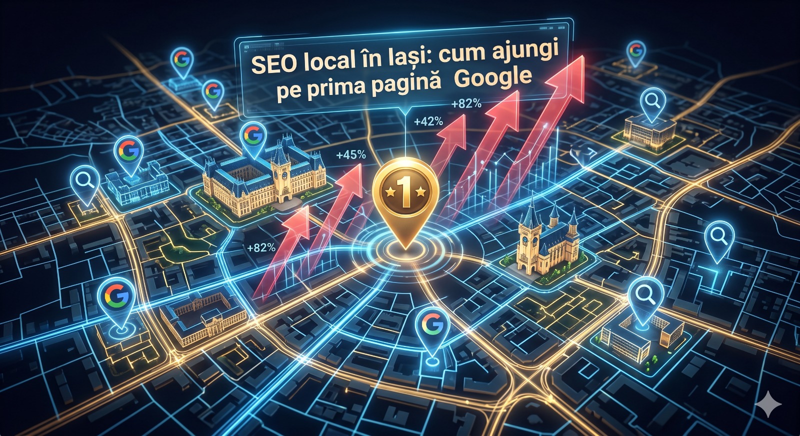 SEO local în Iași: cum ajungi pe prima pagină Google
